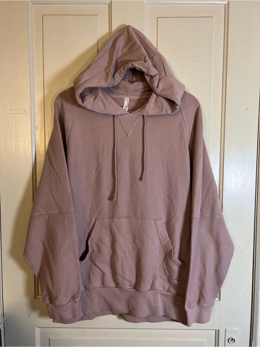 FREE PEOPLE FP MOVEMENT Hawking Hoodie Hooded Sweatshirt Pink Oversized XXL